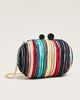 Maeve Multi Color Velvet Clutch - 2