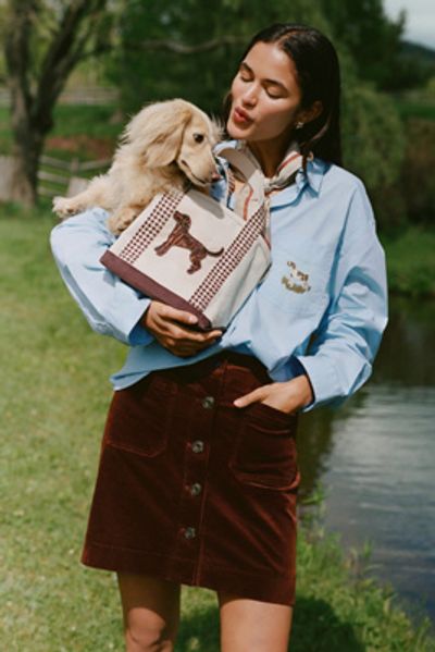 Maeve Novelty Shrunken Bennet Buttondown Shirt by Maeve