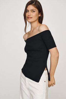 Maeve Oslo Off-the-Shoulder Tee