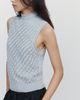 Maeve Pearl Roll Neck Sweater Tank Top - 1