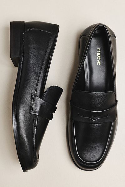 Maeve Penny Keeper Leather Loafers