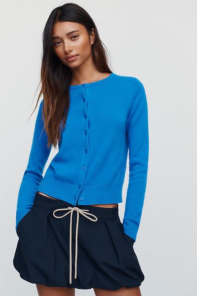 Maeve Pinstripe Bubble Skirt