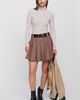 Maeve Pleated A-Line Mini Skirt - 1