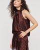 Maeve Pleated Satin Mini Skirt - 1