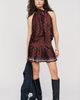 Maeve Pleated Satin Mini Skirt - 3