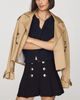 Maeve Pleated Trench Skort - 1