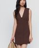 Maeve Plunge Mini Dress - 1