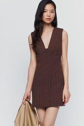 Maeve Plunge Mini Dress