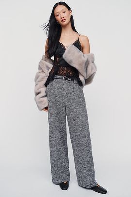Maeve Plush Textured Joggers Pants