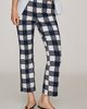 Maeve Poppy Check Kick-Flare Pull-On Pants - 3