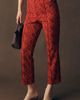 Maeve Poppy Jaquard Kick-Flare Pull-On Pants - 2