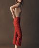 Maeve Poppy Jaquard Kick-Flare Pull-On Pants - 3