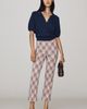 Maeve Poppy Plaid Kick-Flare Pull-On Pants - 1