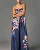 Maeve Printed Fluid Wide-Leg Jumpsuit - 1