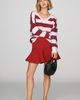 Maeve Raglan Ottoman Swing Mini Skirt - 2