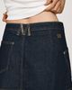 Maeve Reworked Denim Skort - 5