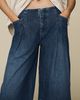 Maeve Reworked High-Rise Wide-Leg Culotte Jeans - 2
