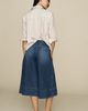 Maeve Reworked High-Rise Wide-Leg Culotte Jeans - 5