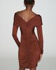 Maeve Ruched Mini Dress - 3