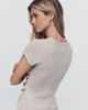 Maeve Ruched Short-Sleeve Cardigan - 5