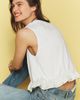 Maeve Ruffled Muscle T-Shirt Top - 1