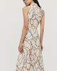 Maeve Satin Tie Twist Midi Dress - 4