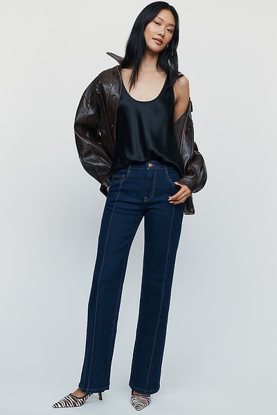 Maeve Selene Mid Rise Bootcut Jeans
