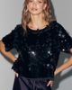 Maeve Sequin Boxy Tee - 4