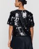 Maeve Sequin Boxy Tee - 8