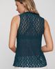 Maeve Sheer Lace Asymmetrical Top - 5