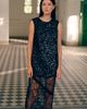 Maeve Sheer Lace Panel Dress - 1