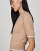 Maeve Short-Sleeve Cropped Sweater - 2