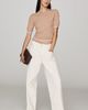 Maeve Short-Sleeve Cropped Sweater - 3