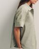 Maeve Short-Sleeve Yoke Shirt Top - 1