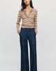 Maeve Shrunk Trunk Low-Rise Relaxed Flare Jeans - 1