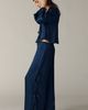Maeve Silken Tie Wide-Leg Pants - 1