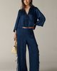 Maeve Silken Tie Wide-Leg Pants - 2