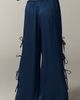 Maeve Silken Tie Wide-Leg Pants - 4