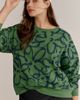 Maeve Sketchy Floral Sweatshirt - 5