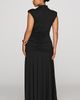 Maeve Sleeveless Ruched Mock-Neck Dress - 10