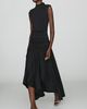 Maeve Sleeveless Ruched Mock-Neck Dress - 3