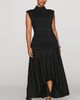 Maeve Sleeveless Ruched Mock-Neck Dress - 5