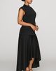 Maeve Sleeveless Ruched Mock-Neck Dress - 9
