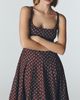 Maeve Sleeveless Square-Neck Corset Midi Dress - 2