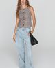 Maeve Sleeveless Structured Button-Front Top - 4