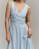Maeve Sleeveless V Neck Seersucker Midi Dress - 2