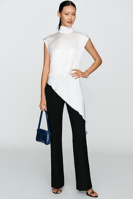 Maeve Slim Flare Trousers Pants