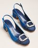 Maeve Sling Back Buckle Heels - 4