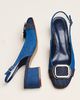 Maeve Sling Back Buckle Heels - 5