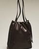 Maeve Slouchy Faux Leather Cinched Tote Bag - 1